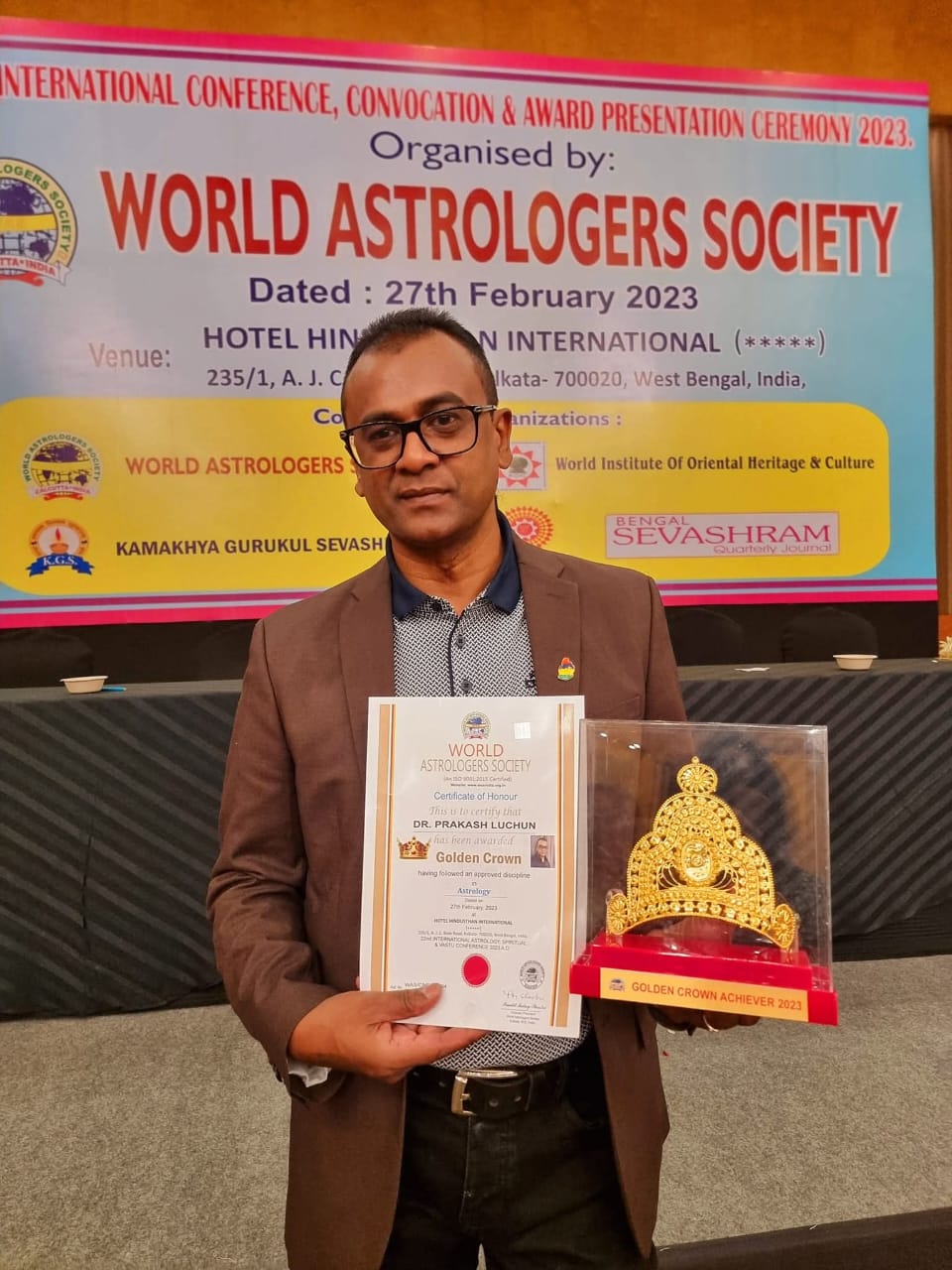 2023 Golden Crown Award winner by World Astrologers Society