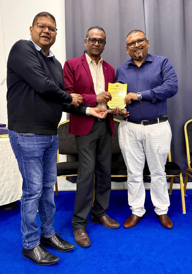 Award ceremony with Laventure Village Council officials
