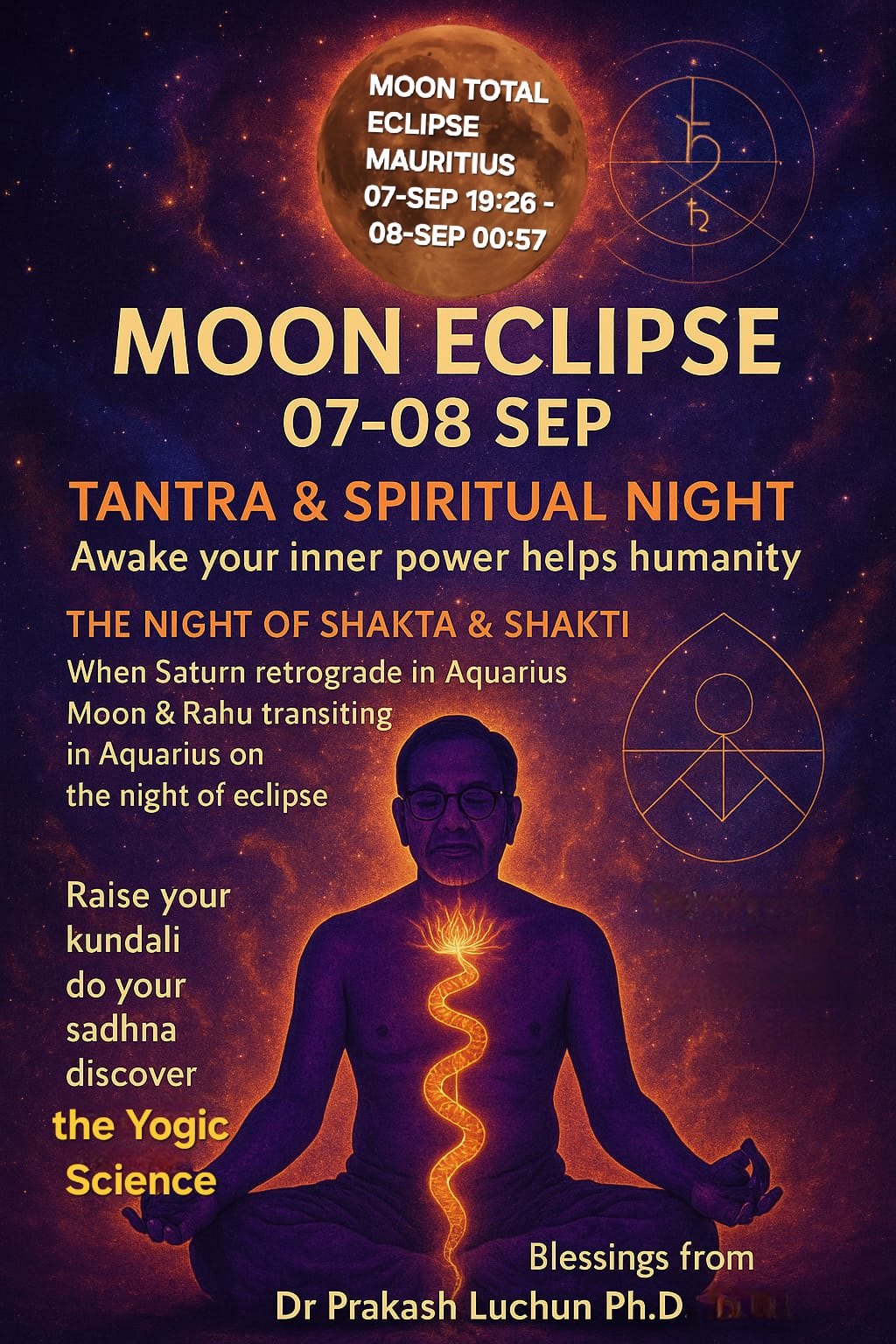 Moon Total Eclipse Mauritius 2025 – Tantra & Spiritual Night